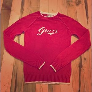 🛍 Guess Vintage Pink Sweater